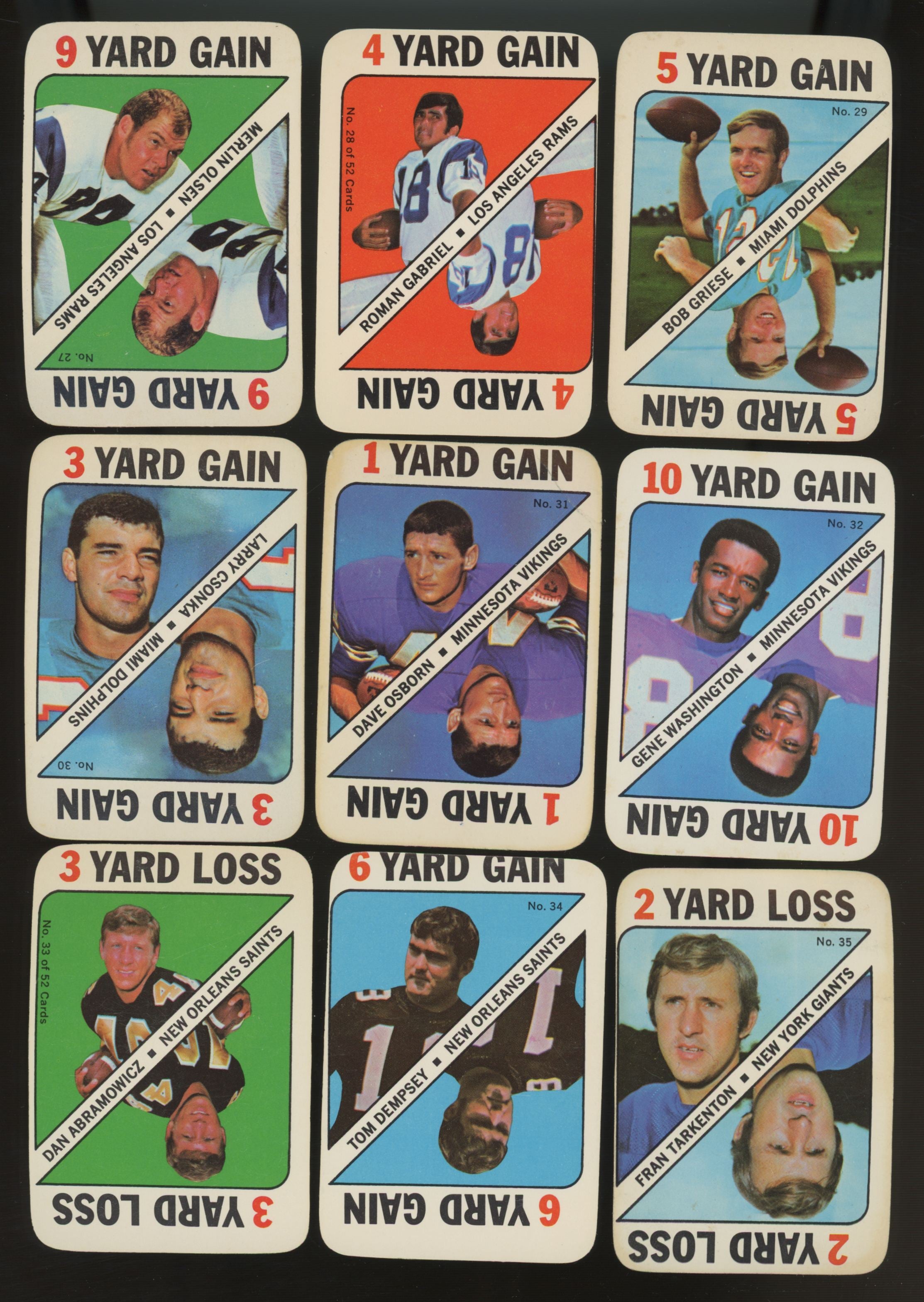 1971 Topps Football Game Complete Set (52) EX/MT