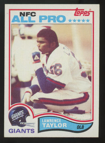 1982 Topps Lawrence Taylor RC #434 NM "C"