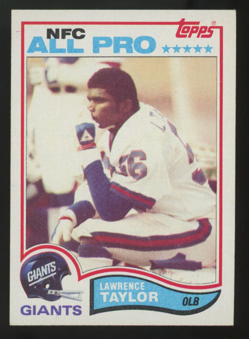 1982 Topps Lawrence Taylor RC #434 NM "C"