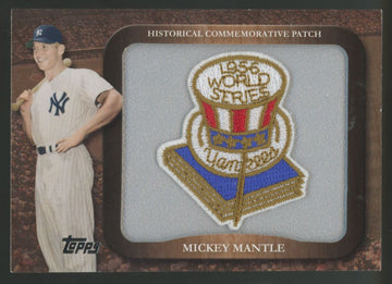 2009 Topps Mickey Mantle 1956 Historical Commemorative Patch #LPR-20