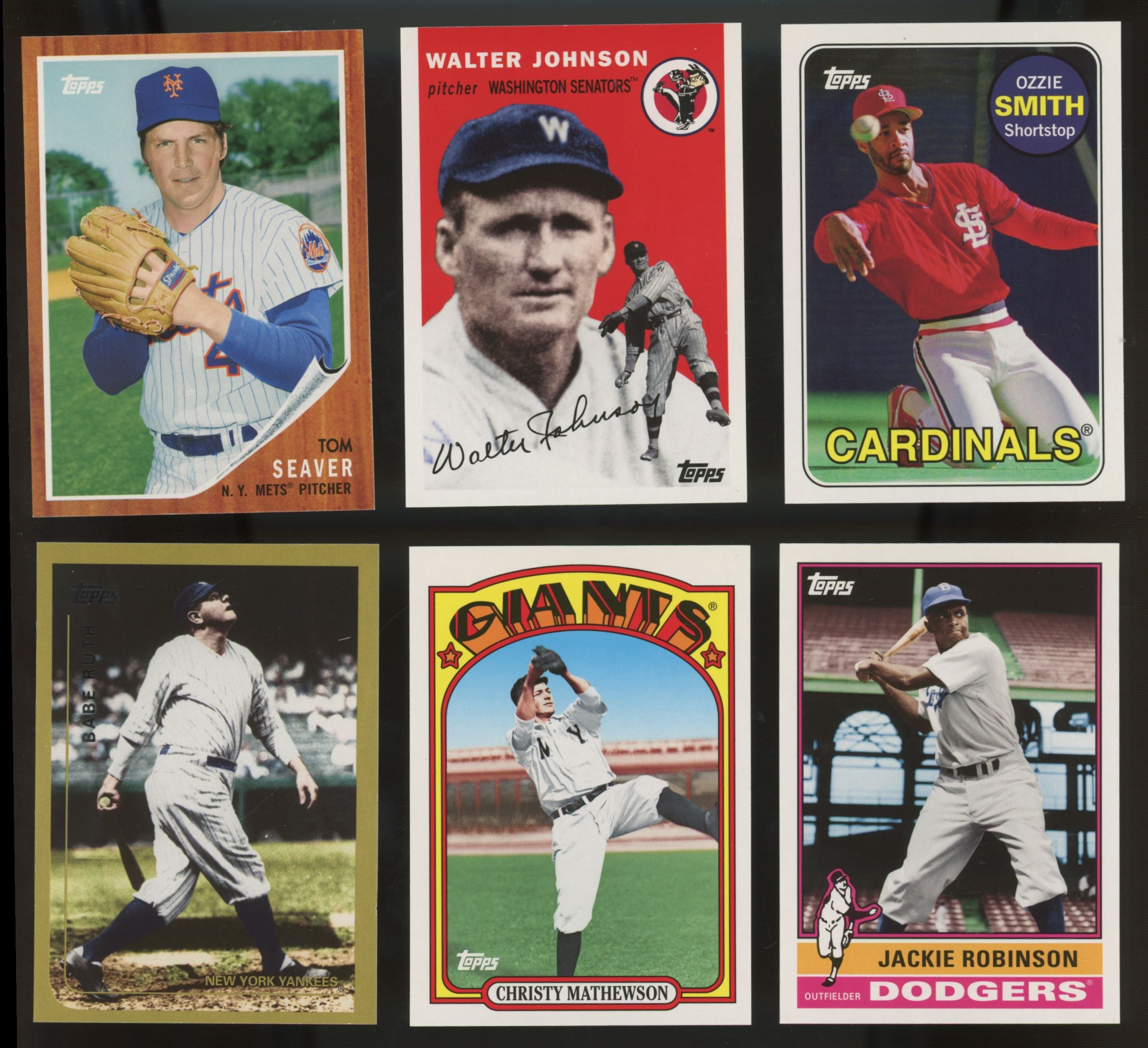 2010 Topps Baseball Vintage Legends Collection Complete Set (50/50)