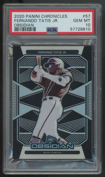 2020 Panini Chronicles Obsidian Fernando Tatis Jr. #57 PSA 10