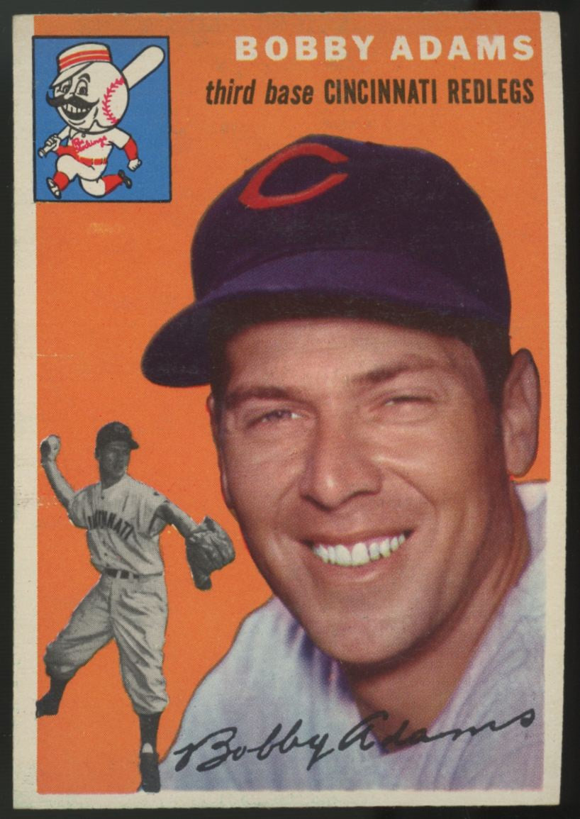 1954 Topps Bobby Adams #123 NM