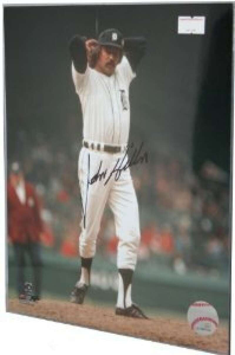 John Hiller Detroit Tigers Autographed 8X10 Photo