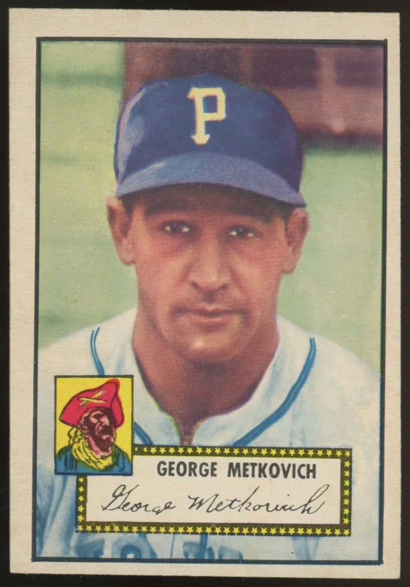 1952 Topps George Metkovich #310 EX+