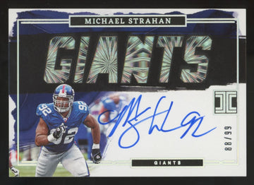 2023 Panini Impeccable Michael Strahan Logo Auto /99 #ILMS