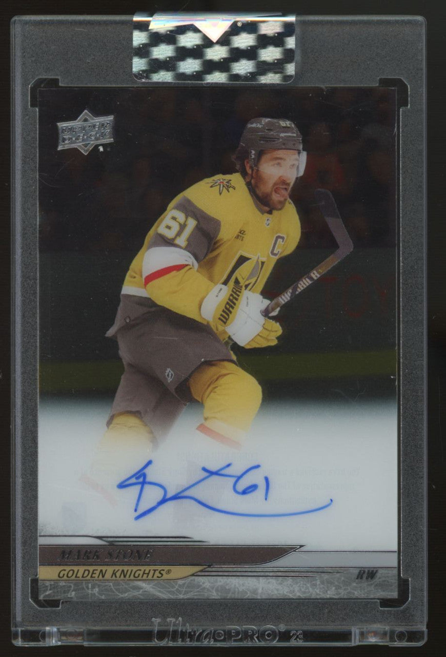2024/25 UD Clear Cut Mark Stone Auto #CC-MS