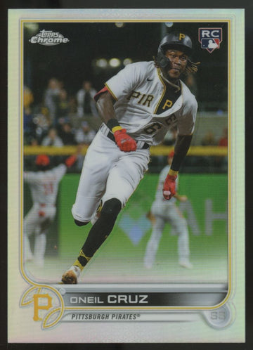 2022 Topps Chrome Oneil Cruz RC Image Variation Refractor #537
