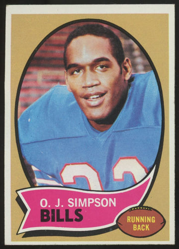 1970 Topps O.J. Simpson RC #90 VG/EX "A"