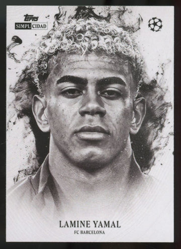 2025-26 Topps UEFA Club Competitions Simplicidad Lamine Yamal Retrato