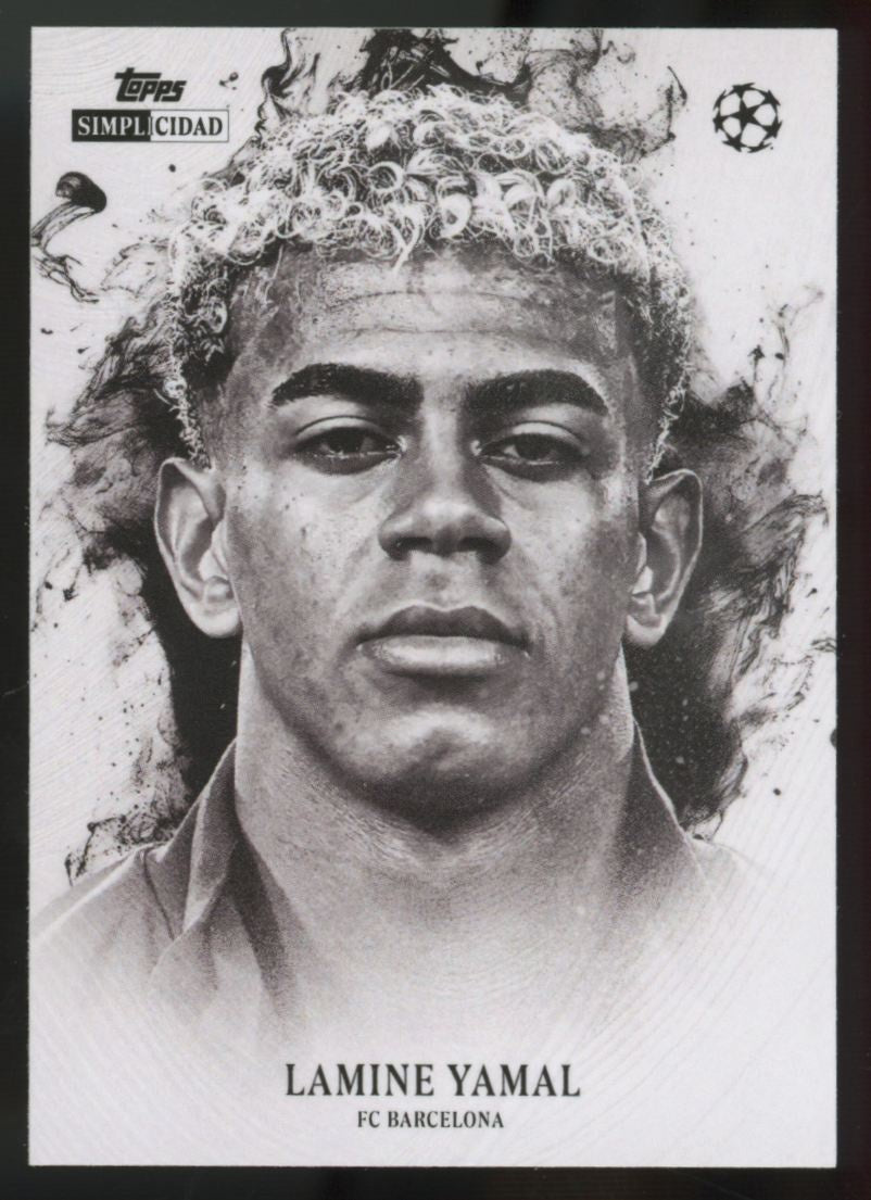 2025-26 Topps UEFA Club Competitions Simplicidad Lamine Yamal Retrato