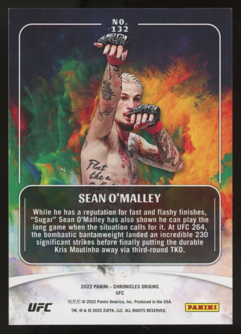 2022 Chronicles Origins UFC Sean O'Malley Red /199 #132