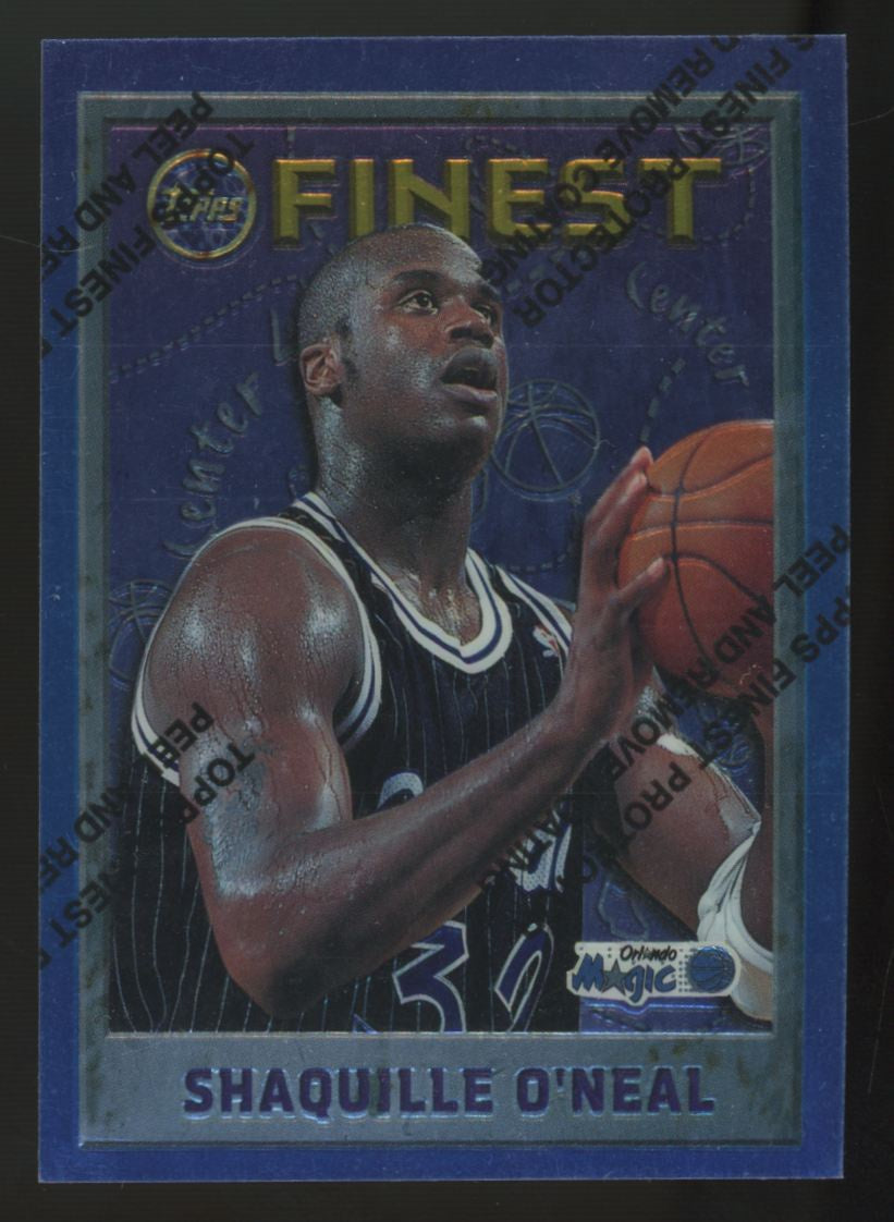 1995-96 Topps Finest Shaquille O'Neal W/ Coating #32