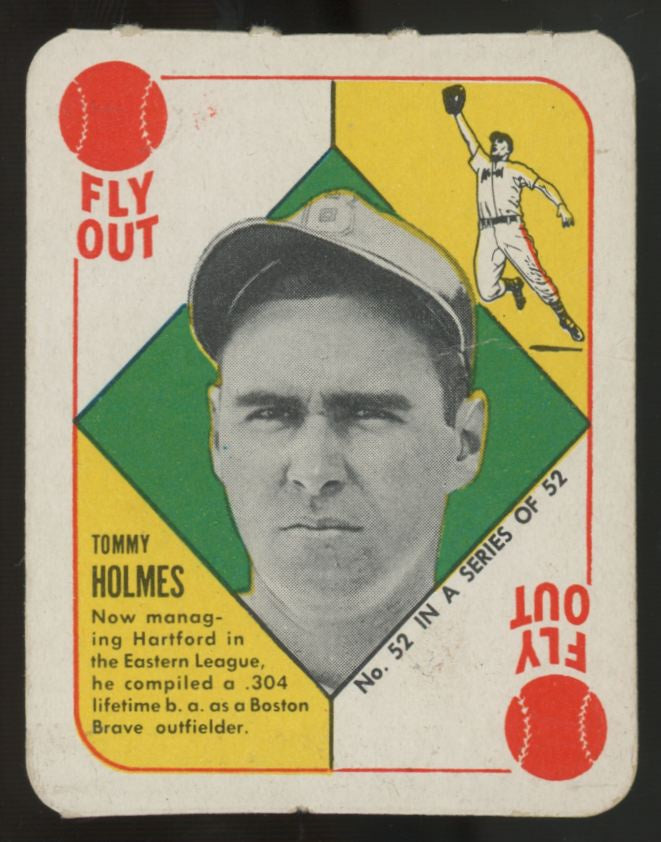 1951 Topps Red Back Tommy Holmes #52 F/G