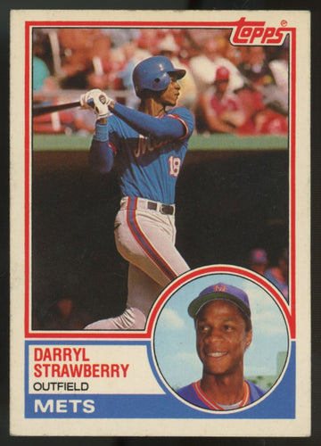 1983 Topps Traded Daryl Strawberry RC #108T VG/EX