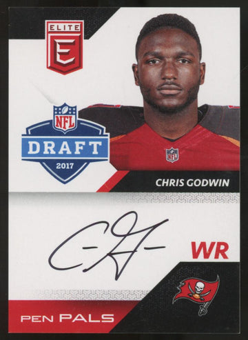2017 Panini Elite Chris Godwin RC Pen Pals Auto #PP-CG
