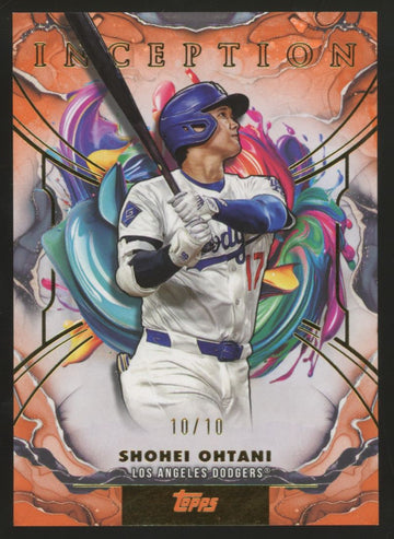 2025 Topps Inception Shohei Ohtani Orange /10 #69