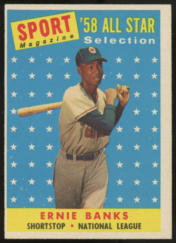 1958 Topps Ernie Banks AS #482 EX+