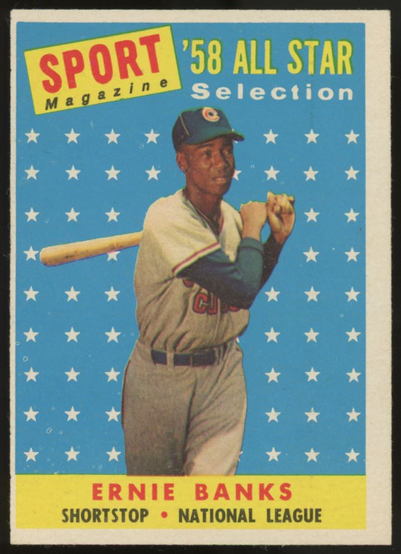 1958 Topps Ernie Banks AS #482 EX+