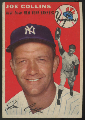 1954 Topps Joe Collins #83 EX