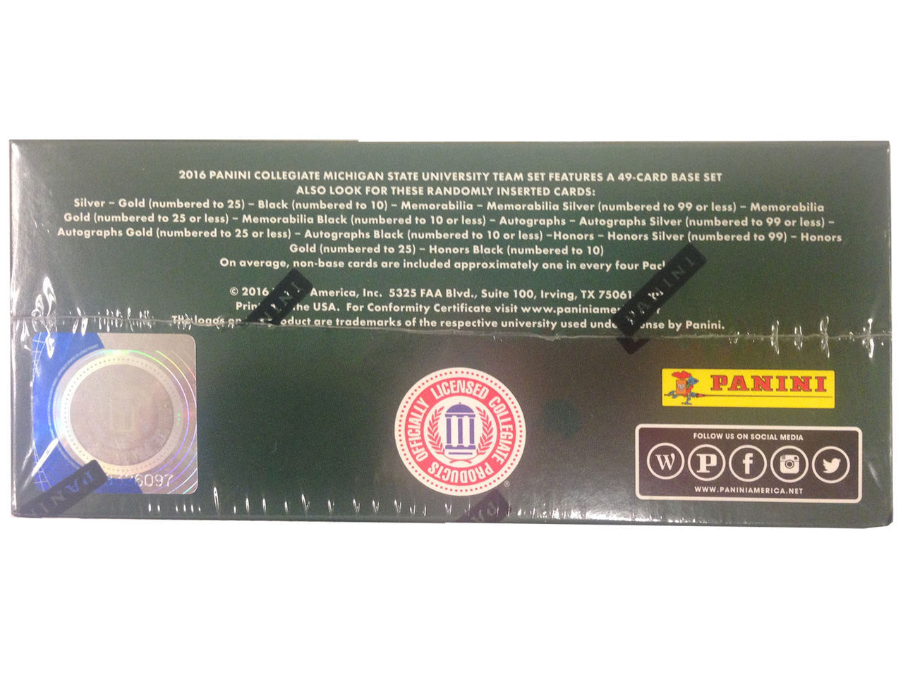 2016 NCAA Panini Michigan State Spartans Collegiate Multi-Sport Booster Box