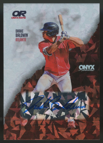 2024 Onyx Rips Drake Baldwin Cracked Ice Auto /465 #RADRBA "B"