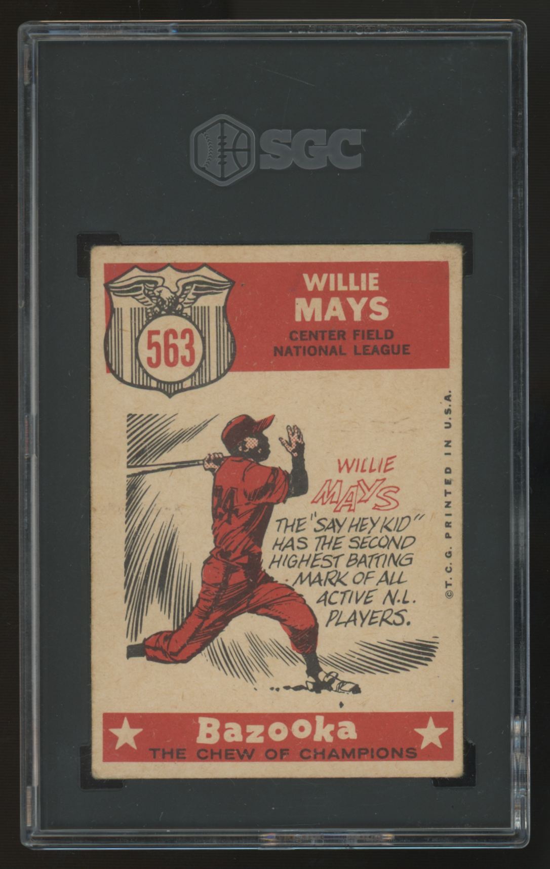 1959 Topps Willie Mays All-Star #563 SGC 4 *135