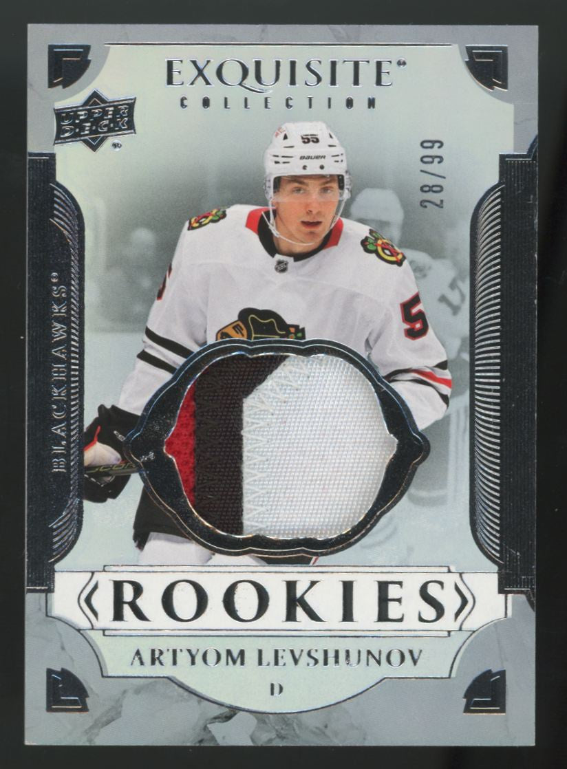 2025-26 Upper Deck Exquisite Artyom Levshunov RC Patch /99 #RP-AL