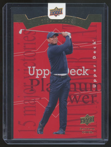 2026 Upper Deck CDD Conference Tiger Woods Red Platinum Power /33 #6