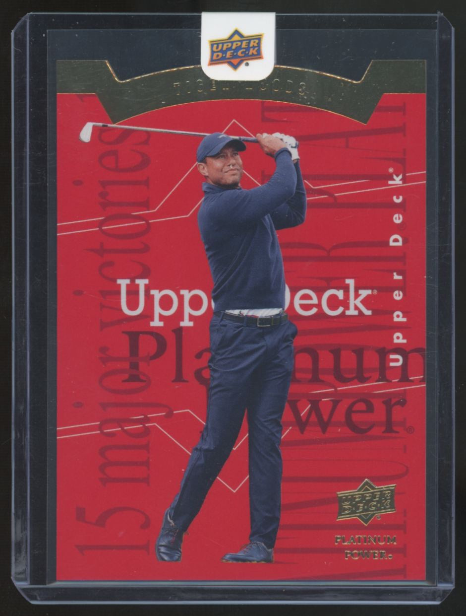 2026 Upper Deck CDD Conference Tiger Woods Red Platinum Power /33 #6
