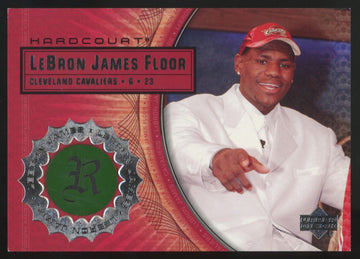 2003-04 Upper Deck Hardcourt LeBron James RC Floor Relic #LB4