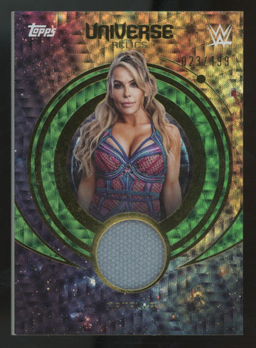 2025 Topps Universe WWE Natalya Green Electric Patch /199 #UNR-NAT