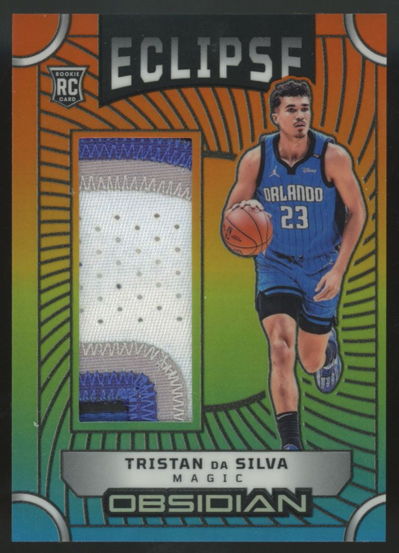 2024-25 Obsidian Tristan Da Silva RC Eclipse Electric Etch Hot Springs Patch /15