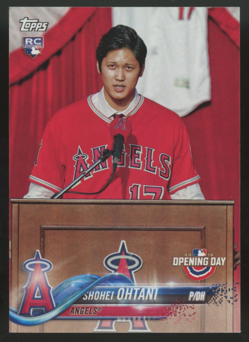 2018 Topps Opening Day Shohei Ohtani RC #200 EX-MT