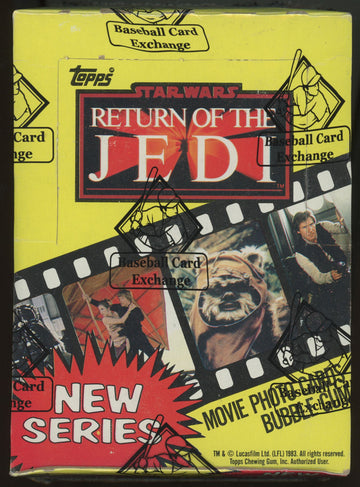 1983 Topps Return of The Jedi Series 2 Wax Box BBCE Wrapped Sealed