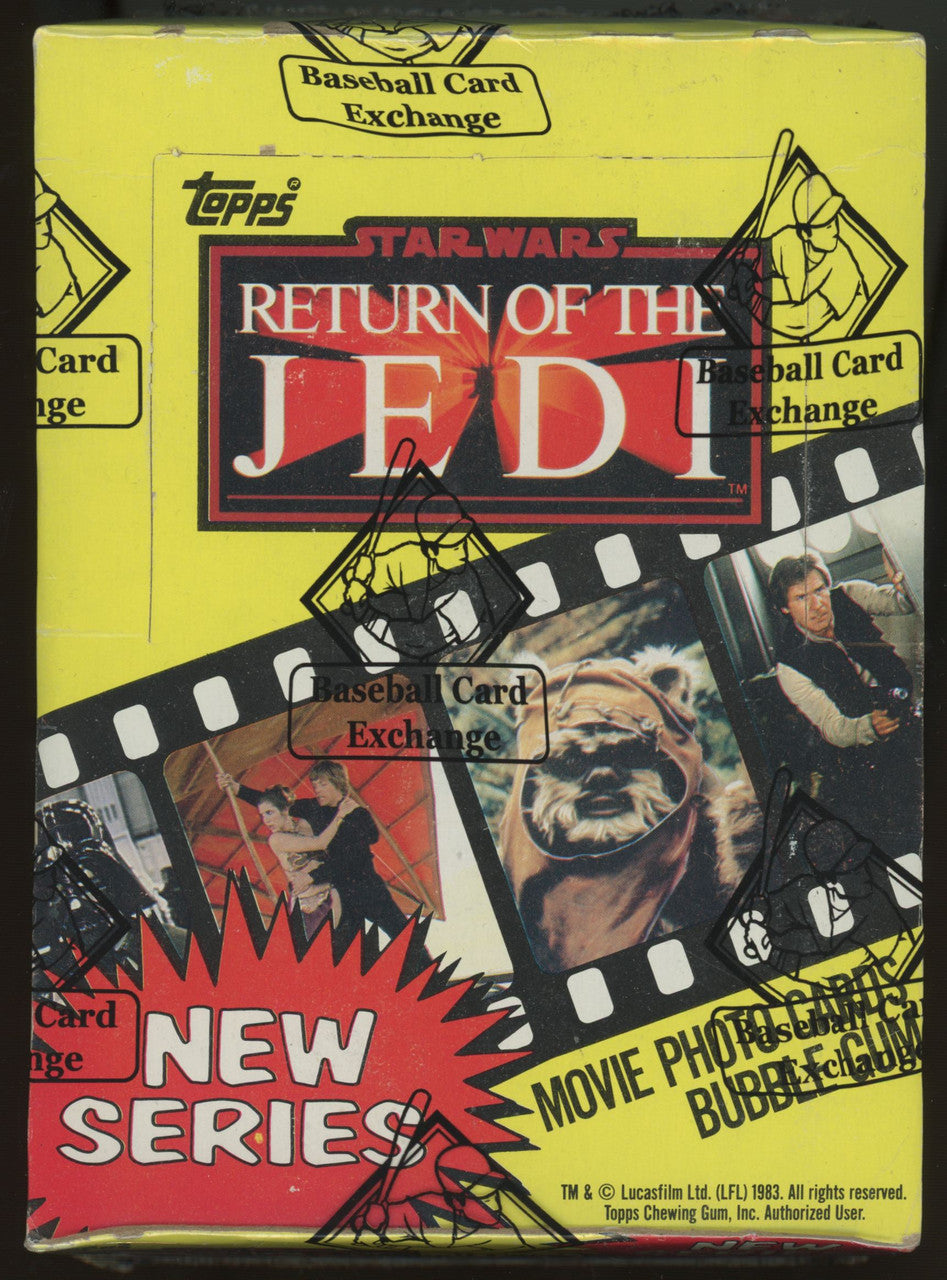 1983 Topps Return of The Jedi Series 2 Wax Box BBCE Wrapped Sealed
