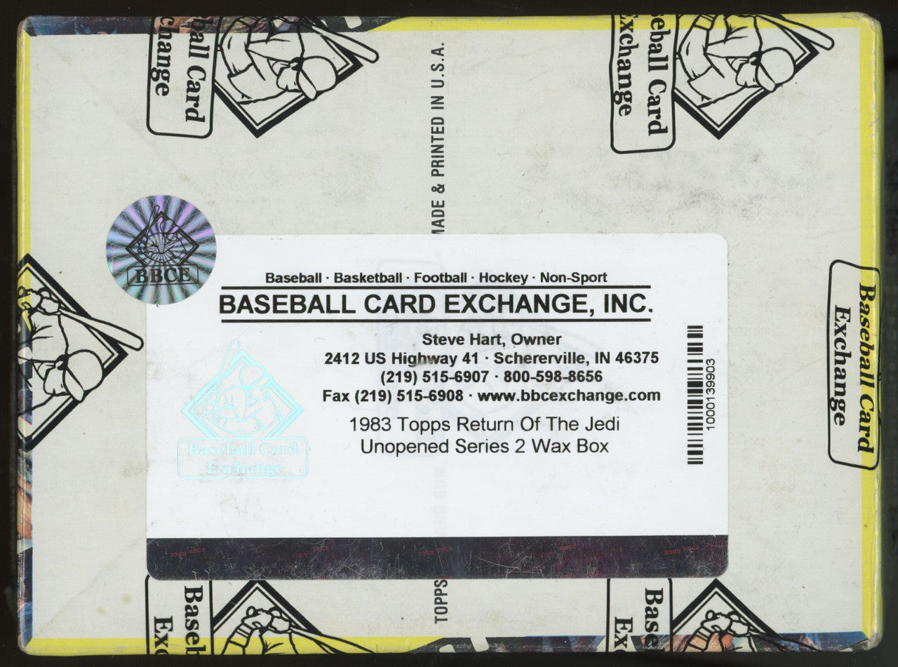 1983 Topps Return of The Jedi Series 2 Wax Box BBCE Wrapped Sealed