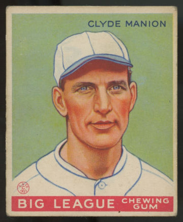 1933 Goudey Clyde Manion #80 VG-VG/EX