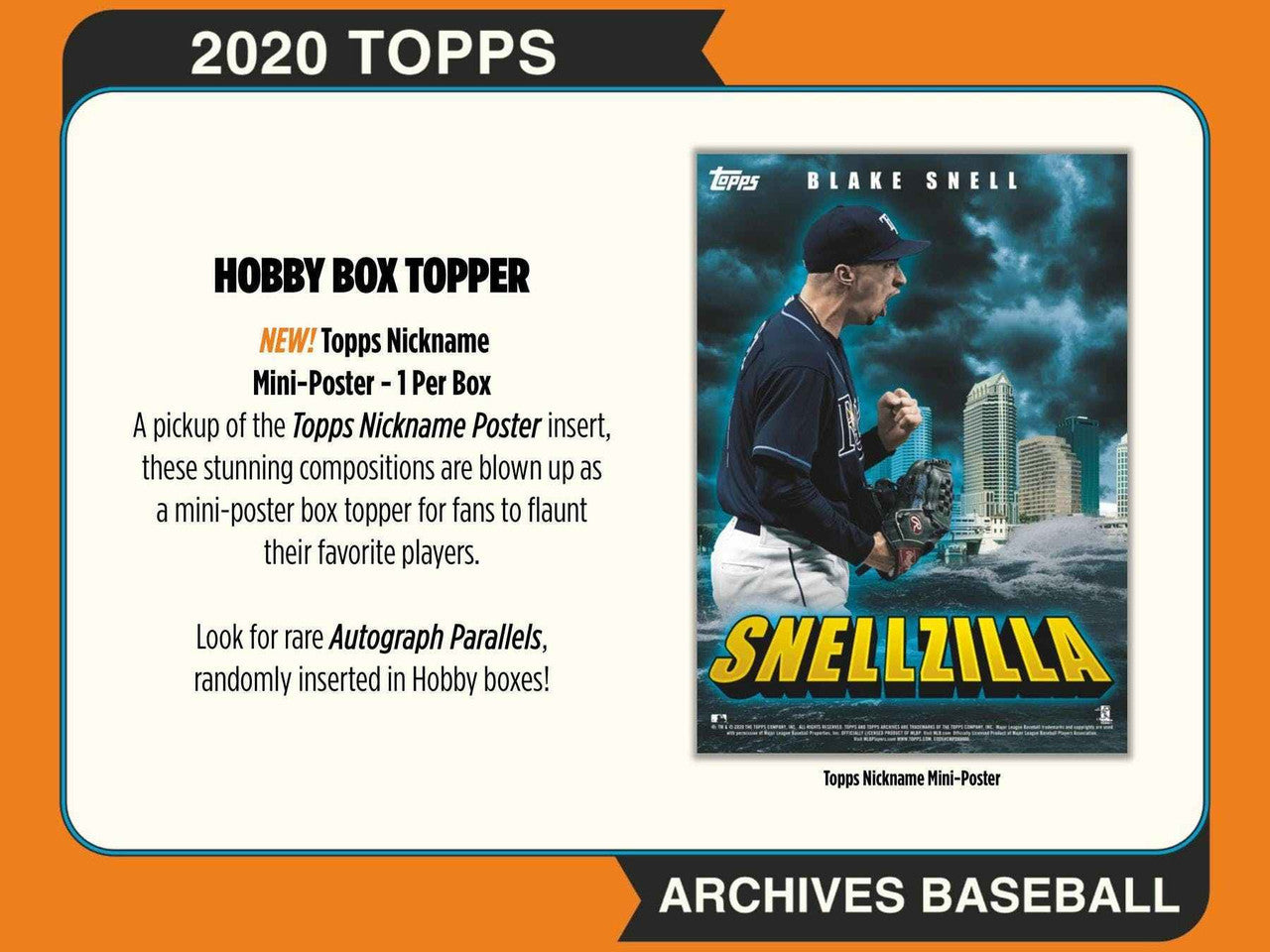 2020 Topps Archives Baseball Hobby Box
