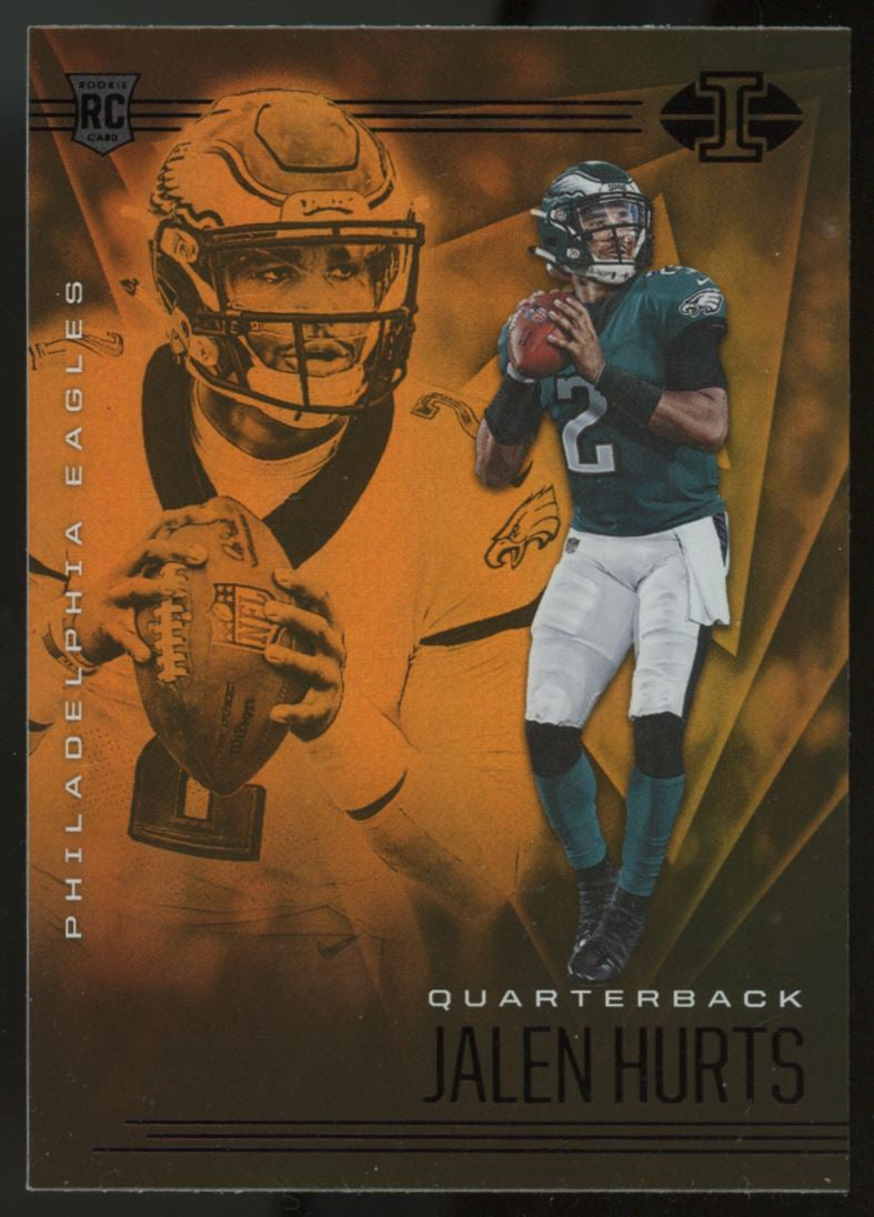 2020 Illusions Jalen Hurts Orange RC #11 NM-MT