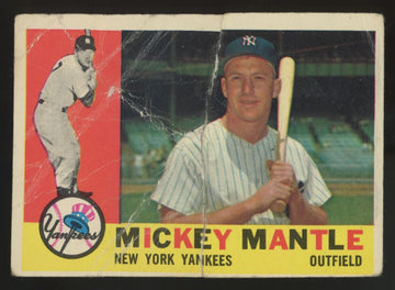 1960 Topps Mickey Mantle #350 Poor "A"