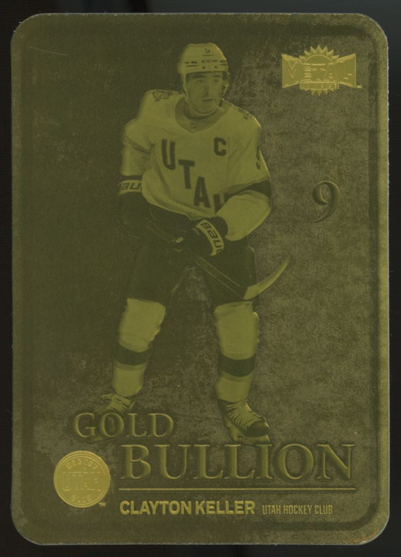 2024/25 UD Metal Universe Clayton Keller Gold Bullion #GB-8