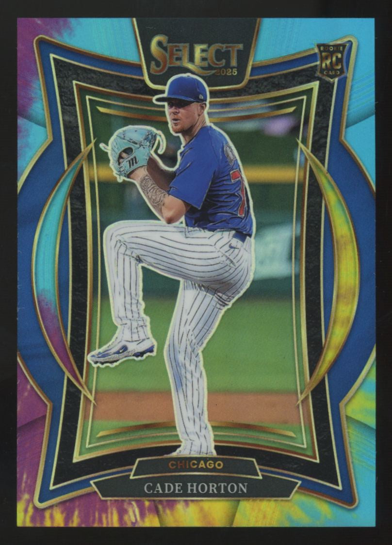 2025 Panini Select Cade Horton RC Concourse Tie-Dye Prizm /25 #89