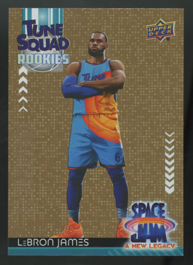 2021 Upper Deck Space Jam LeBron James Tune Squad Rookies Mega Gold #RC-6