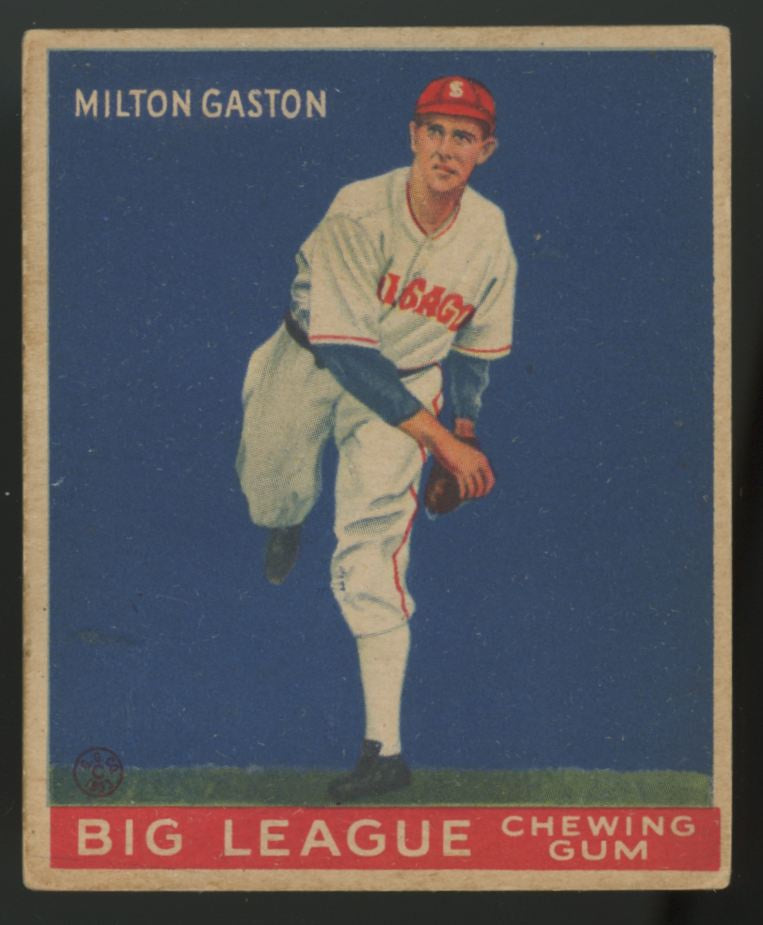 1933 Goudey Milton Gaston #65 VG/EX-EX
