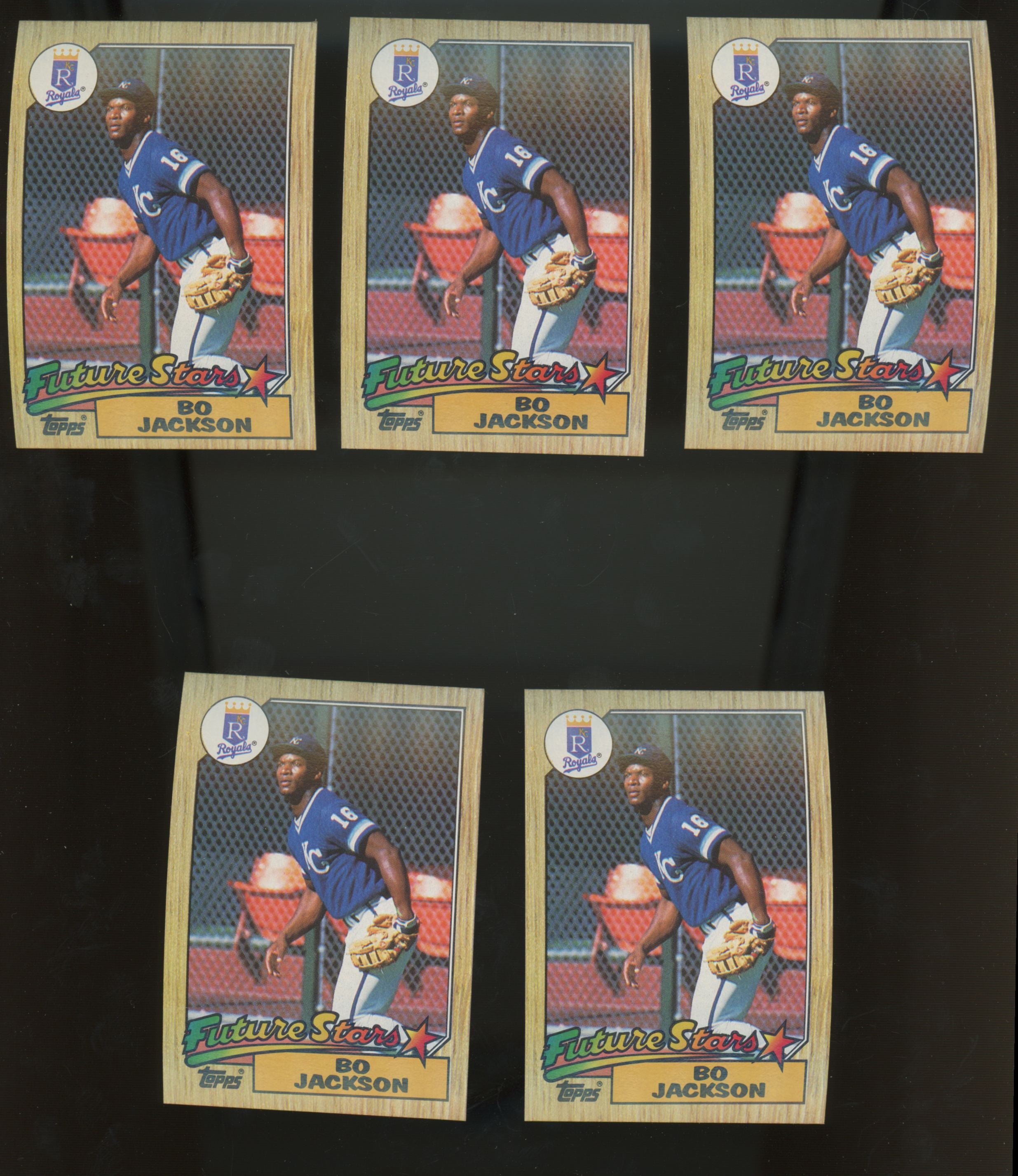 1987 Topps Bo Jackson RC #170 Lot of 25 NM-MT "B"