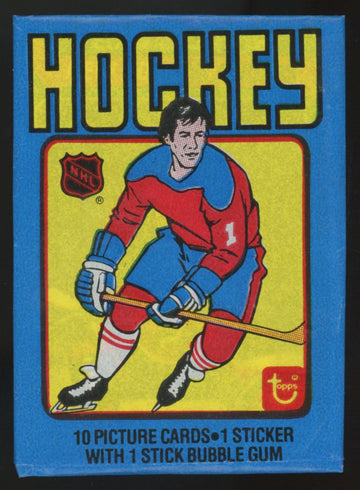 1979-80 Topps Hockey Wax Pack Wrapper "A"