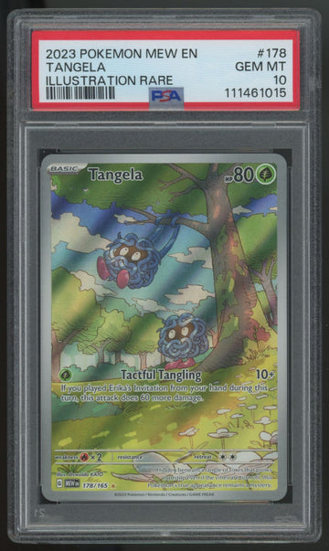 2023 Pokemon Tangela 151 Illustration Rare #178 PSA 10