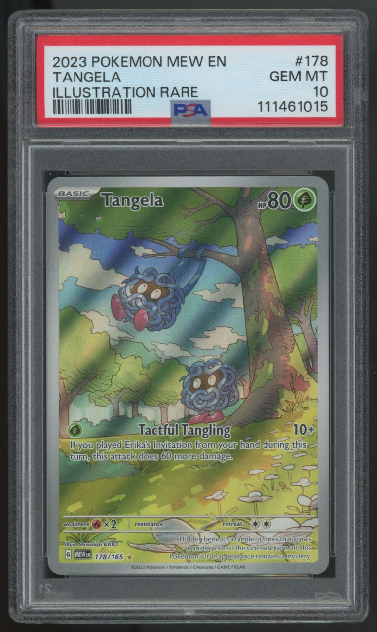 2023 Pokemon Tangela 151 Illustration Rare #178 PSA 10