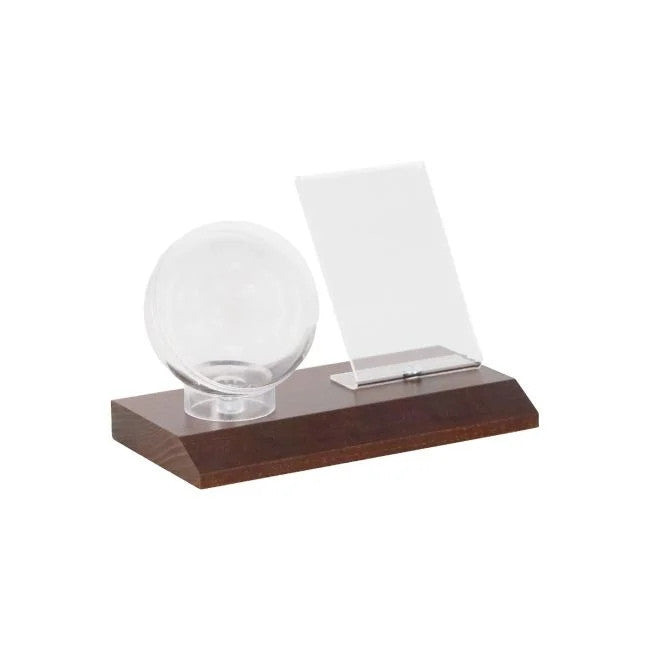 BCW Baseball & Card Holder Wood Display